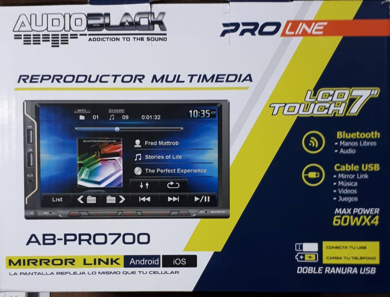 video estereo con pantalla lcd 7 pulgadas